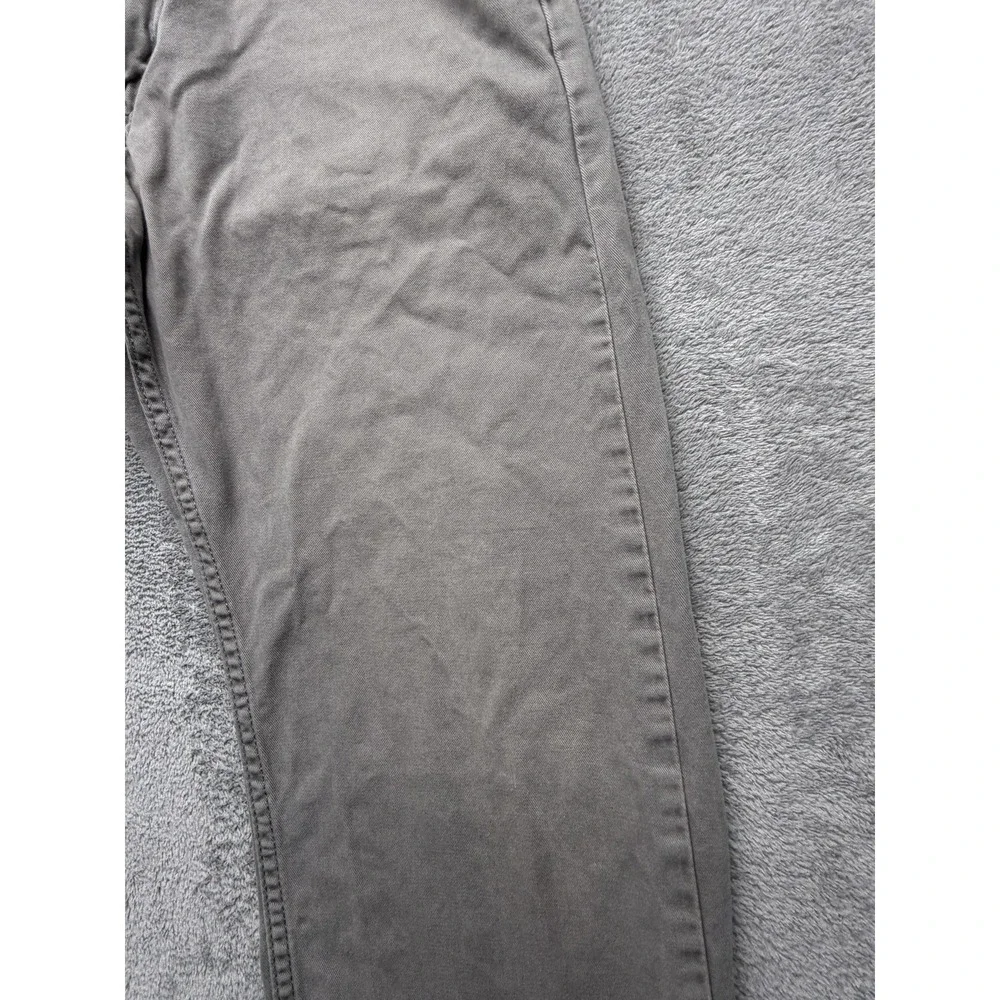 Levis 514 Jeans Mens Measured 33x28 Gray Straight Leg 100% Cotton Denim‎ Casual